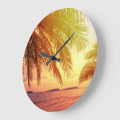 Tropisch strandparadijs: sereen landschap. grote klok (Hoek)