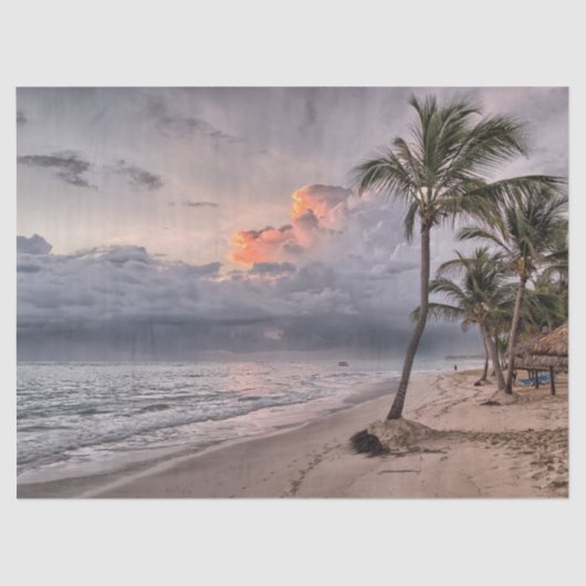 tropisch strandtissuepapier tissuepapier (Voorkant)