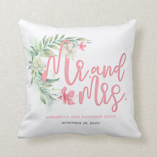 Tropisch strandtuin huis net getrouwd stel kussen