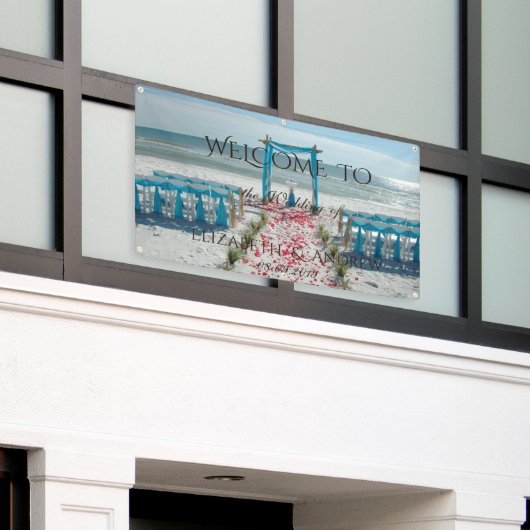 Tropisch stransport Banner (Buitenkant Gebouw)