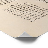 Tropisch stratend stratend heetsenbord poster (Hoek)