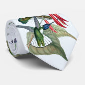 Tropisch Stropdas van de vogelpest in Orchid Flowe (Opgerold)