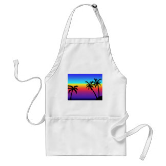Tropisch Sunset Apron Standaard Schort