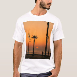 Tropisch Sunset Beach T-shirt