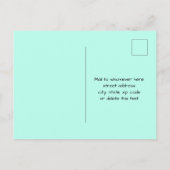 Tropisch SUP-meisje op het Hallo Briefkaart (Achterkant)