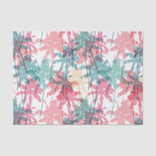 Tropisch Surf   Beach Bum   Seaside Palm Trees Tissuepapier