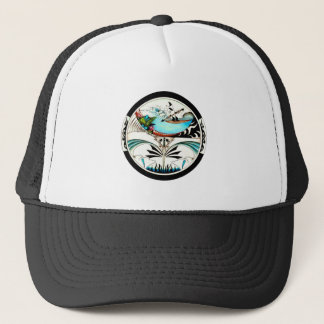 Tropisch Surf Mandala Trucker Pet