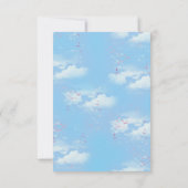 Tropisch Surreal Landschap Hartelijk dank RSVP Kaartje (Achterkant)