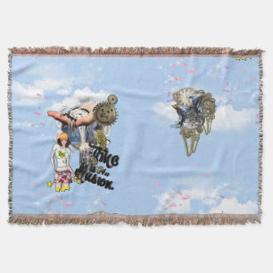 Tropisch Surrealisme Fantasy Throw Blanket Deken