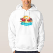 Tropisch sweatshirt met capuchon (Voorkant)