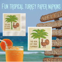 Tropisch Thanksgiving Eet Meer Flamingo's