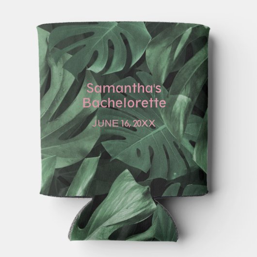 Tropisch thema Bridal Bachelorette Blikjeskoeler (Achterkant)