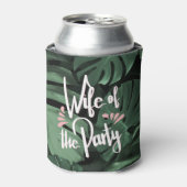 Tropisch thema Bridal Bachelorette Blikjeskoeler (Blikje Voorkant)