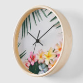 Tropisch-thema Wandklok (Hoek)