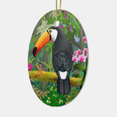 Tropisch Toco Toucan Bird Ornament (Links)