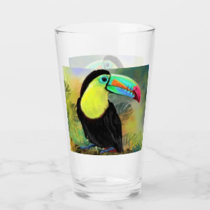 Tropisch Toucan glas