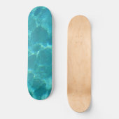Tropisch Turquoise Pool Water Skateboard (Voorkant)
