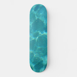 Tropisch Turquoise Pool Water Skateboard