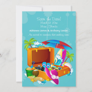 Tropisch Uitstapje Bewaar de Datum Aankondiging