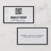 tropisch | variatie | QR-code Visitekaartje (Voorkant / Achterkant)