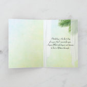 Tropisch venster Birthday Kaart (Binnen)