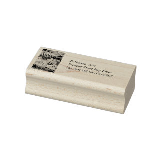 Tropisch ventilatorpatroon in zachte kleuren 	rubberstempel