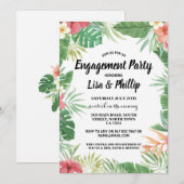 Tropisch Verloving Aloha Party Uitnodigen Kaart (Voorkant / Achterkant)