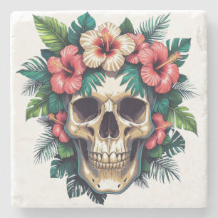 Tropisch verval: Bloom & Bone Stenen Onderzetter