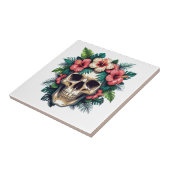 Tropisch verval: Bloom & Bone Tegeltje (Zijkant)