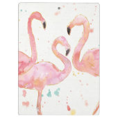 Tropisch | Verzameling van Flamingos Klembord (Achterkant)