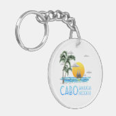 Tropisch verzorgen Cabo San Lucas Mexico Sleutelhanger (Voorkant Links)
