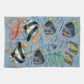 Tropisch viskoraalrif theedoek (Horizontaal)