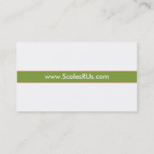 Tropisch visVisitekaartje Visitekaartje (Achterkant)