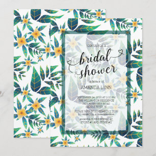 Tropisch Vrijgezellenfeest Hibiscus Floral Kaart