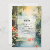 Tropisch Vrijgezellenfeest Kaart (Voorkant)