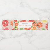 Tropisch Vrijgezellenfeest water flesetiket Waterfles Etiket (Enkel label)