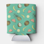 Tropisch vruchtendatroon blikjeskoeler (Achterkant)