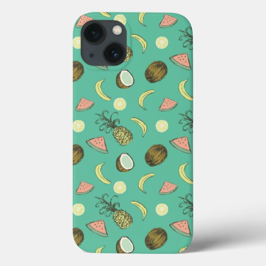 Tropisch vruchtendatroon Case-Mate iPhone case (Achterkant)