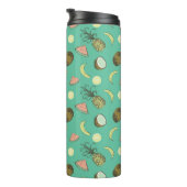 Tropisch vruchtendatroon thermosbeker (Geroteerd rechts)