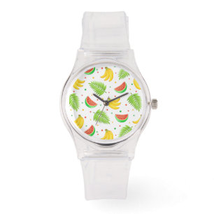 Tropisch vruchtendraaier horloge