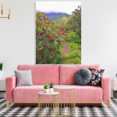 Tropisch wandelspoor canvas afdruk (Insitu (Woonkamer))