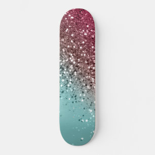 Tropisch watermeloen glitter #1 skateboard