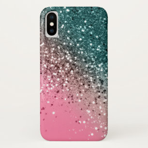 Tropisch watermeloen glitter #2 iPhone x hoesje