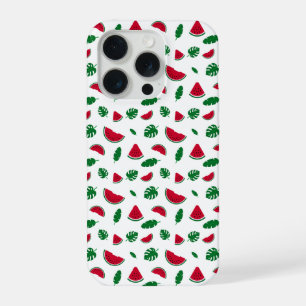 Tropisch watermeloen zomer naadloos patroon iPhone 15 pro hoesje