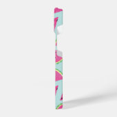 Tropisch watermeloenpatroon iPhone hoesje (Linkerkant)