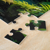 tropisch watervalparadijs legpuzzel (Zijkant)