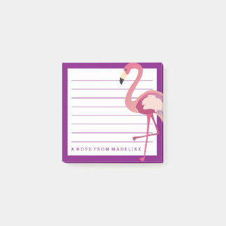 Tropisch | Waterverf Flamingo Post-it® Notes