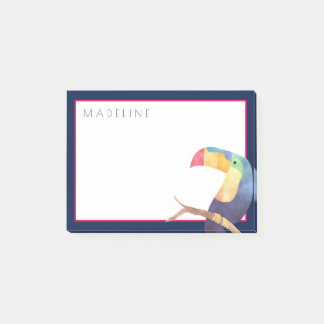 Tropisch | Waterverf Toucan Post-it® Notes
