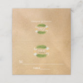 Tropisch Wreath Sandy Beach Wedding (Buitenkant ongevouwen)