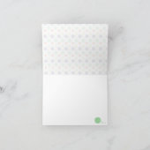 Tropisch Yarn Ball String Pattern Notitiekaartje (Binnen)